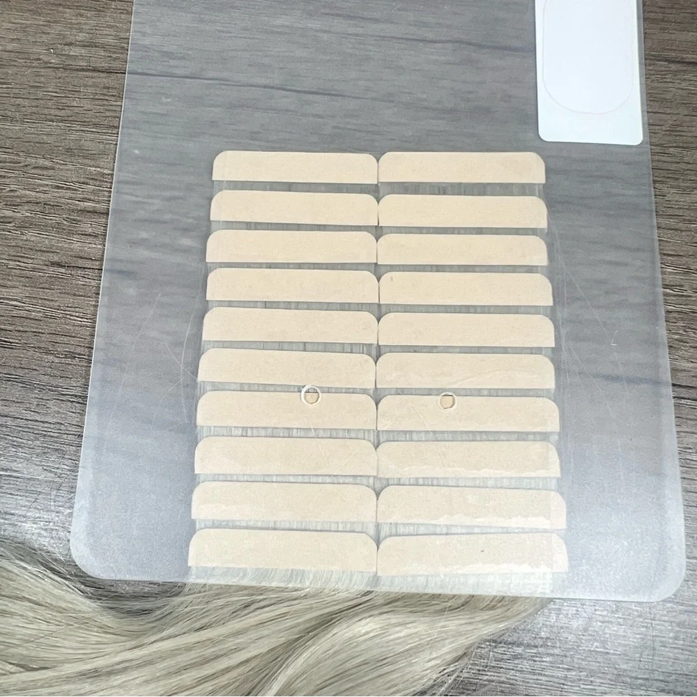 Luxy Beige Blonde Remy Human Hair 26 Inch Tape In Hair Extensions